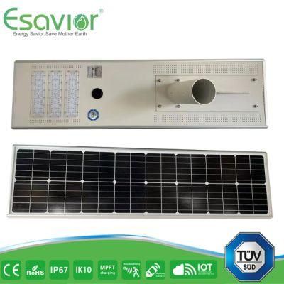 Esavior 50W All in One/Integrated LED Solar Street Lights PT Series for Public Lighting with TUV/Rosh/CE Certificate