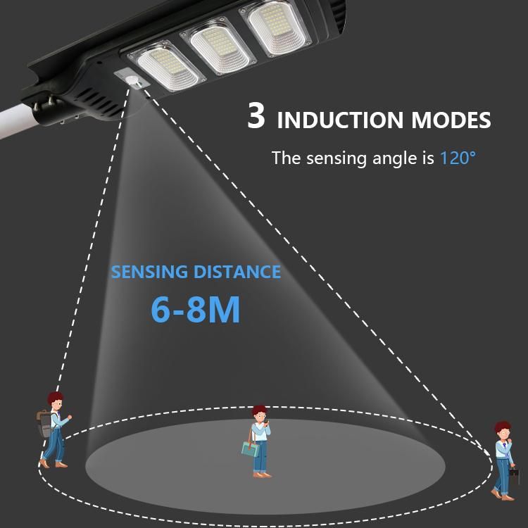 All in One Solar Panel Street Lamp Outdoor Road LED Solar Street Light 50W 100W 150W 200W