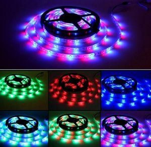 DMX Magic DMX LED Strip; 48LEDs/M 16pixels/M; DC12V Input; 5m/Roll; White PCB; Waterproof Silicon Tube IP68