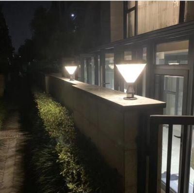 Warm White 3000K Outdoor Waterproof IP65 Solar Outdoor LED Garden Bollard Lights