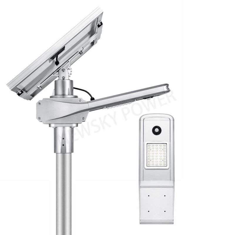 MPPT Motion Sensor Split Solar LED Street Lamps for Highway