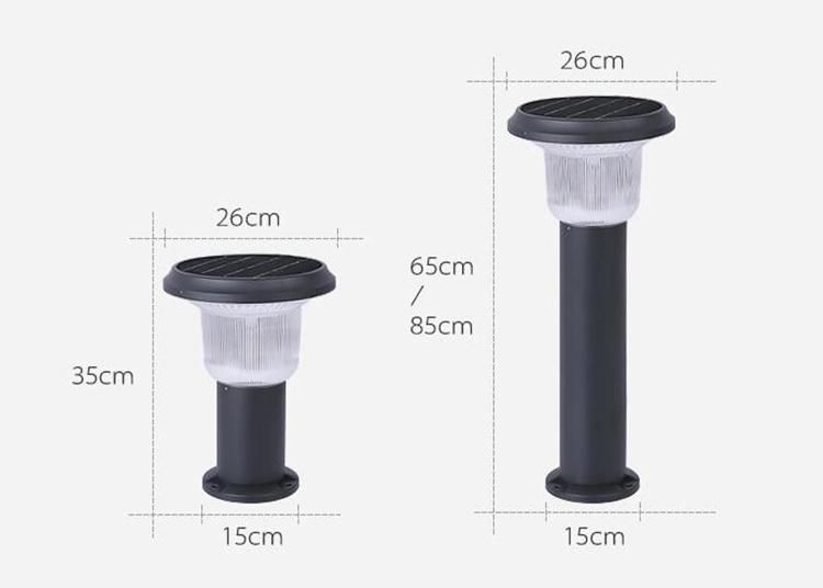 OEM Hotsale Warm Light Aluminum IP65 Waterproof Solar Lawn Light for Household Garden Courtyard