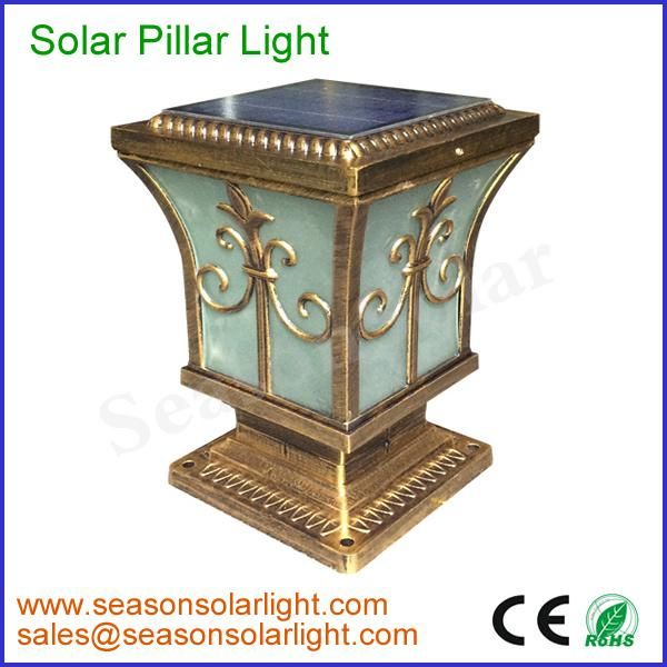 Factory Lighting Solar Lamp 5W Solar Pillar Lamp with LED Lighting Lamp