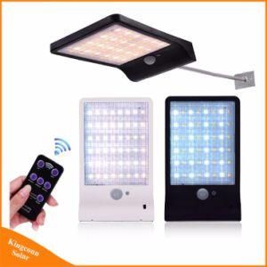 48 LEDs Solar Light Color Adjustable with Controller Three Modes Waterproof Lamp for Outdoor Garden Wall Street