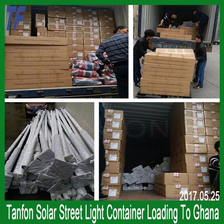 40W Toughened Glass Lampshade Solar Powered Street Lights for Quality Assurance