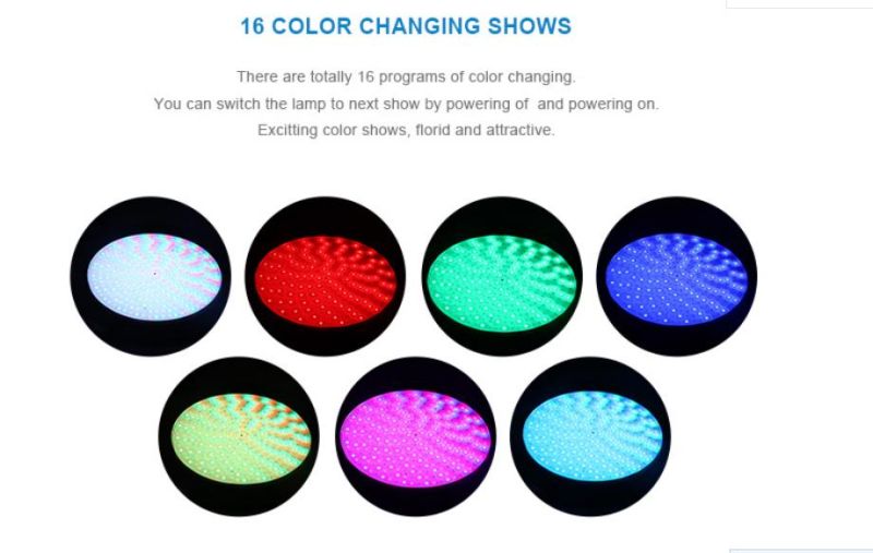 Latest Round/Square Soft Resin Filled Flexible LED Underwater Swimming Pool Light