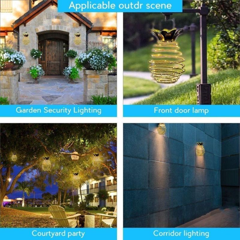 Waterproof Creative Pineapple Shape Park Underground Villa Garden Light