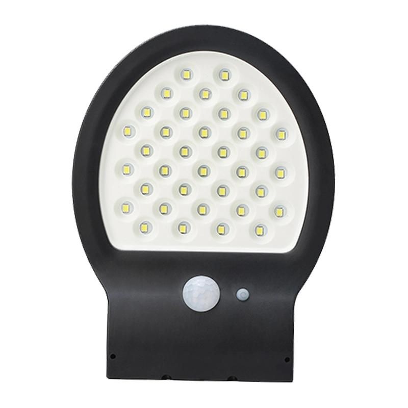 Garden Fence Wall Mounted Radar Sensor Solar LED Light
