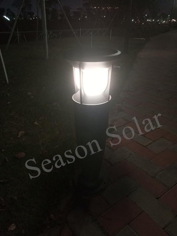 High Lumen Decoration Landscape Lighting Outdoor LED Solar Bollard Light with Warm+White LED Light