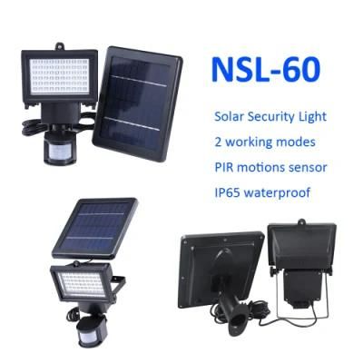 Nsl-60 Solar Panel Security Light