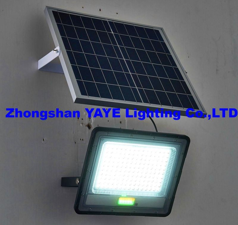 Yaye Hottest Sell High Quality Low Price Waterproof Outdoor 50W LED Solar Flood Garden Lights with Available Watt: 50W/80W/100W/150W/200W/300W Stock