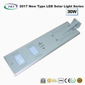 30W&#160; All-in-One Solar LED Garden Light with PIR Sensor