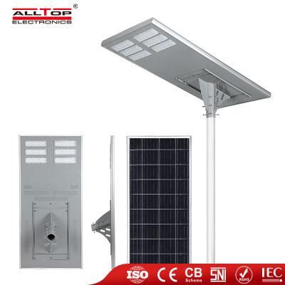 Alltop Super Bright Rainproof IP65 SMD Aluminum 200watt Outdoor All in One Integrated LED Solar Street Light