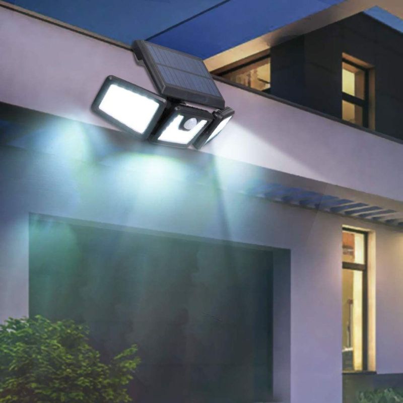 Integrated Solar Wall Lamp with Light Sensor and Auto Charging System Street Lamp Powered by Solar Energy