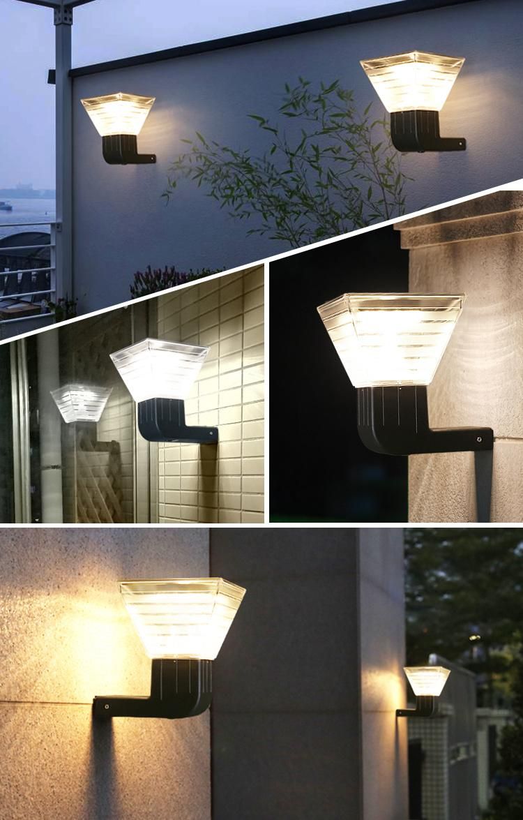 Bspro IP65 Waterproof All in One Lighting Outdoor Lights Wall Lamp Best Selling Solar LED Garden Light