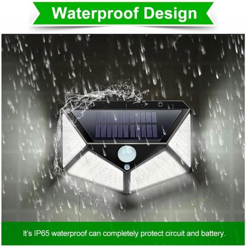 20W High Brightness Luminous Outdoor Solar Wall Light for Garden