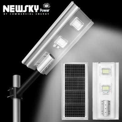 LED Outdoor DC Sunforce Solar Powered Security Light Pathway Solar Sensor Street Light for House