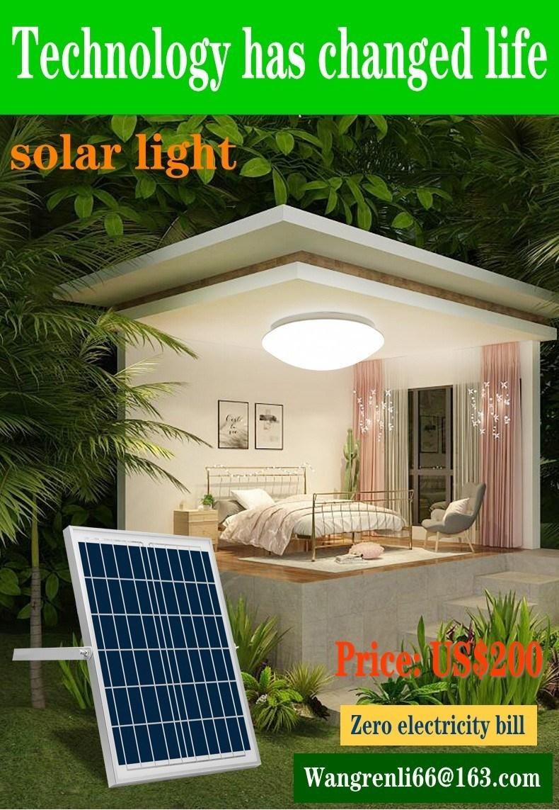 Solar Light Indoor Ceiling Light_High-Power Balcony Aisle Corridor Eaves Household Lighting_Solar Light