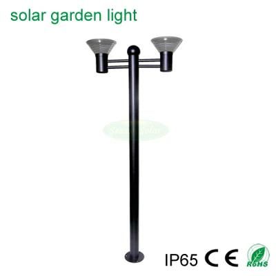 High Power LED Lighting 2m Pole System LED Outdoor Solar Garden Light with LED for Yard Lighting