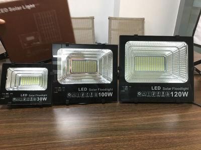 80W IP66 Outdoor High Lumens LED Solar Flood Garden Light Solar Luminaires