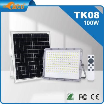 China Manufacturer Wholesale Price Waterproof IP65 High Lumen 100W Solar LED Flood Light