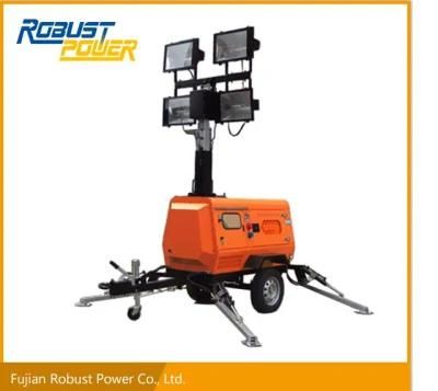 Kubota Portable Hydraulic Waterproof Mobile Lighting Tower