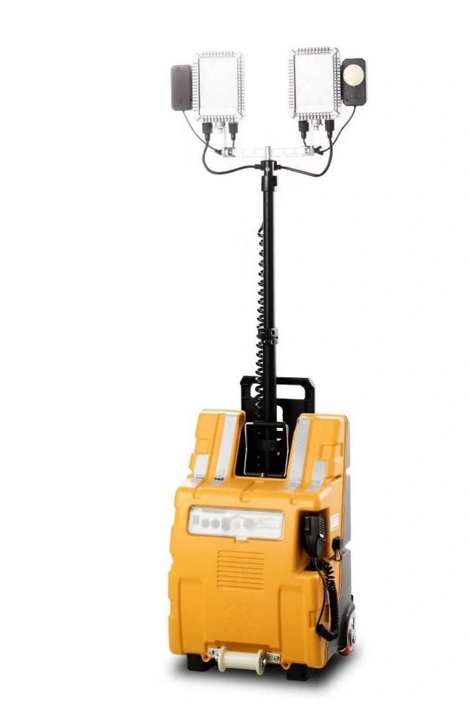 Portable Remote Control Mobile Halogen Lamp Light Tower