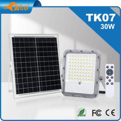 Slim Outdoor Waterproof IP65 100watt 200watt 300watt 400watt 500watt LED Dusk to Dawn Solar Flood Lamp