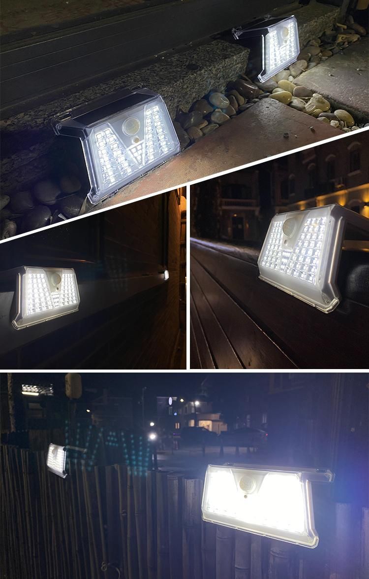 Bspro Modern IP65 Battery Decoration Lights Outdoor Exterior Solar Wall Light