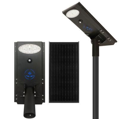 Matt Black Aluminum Alloy Housing 56W LED Solar Street Light