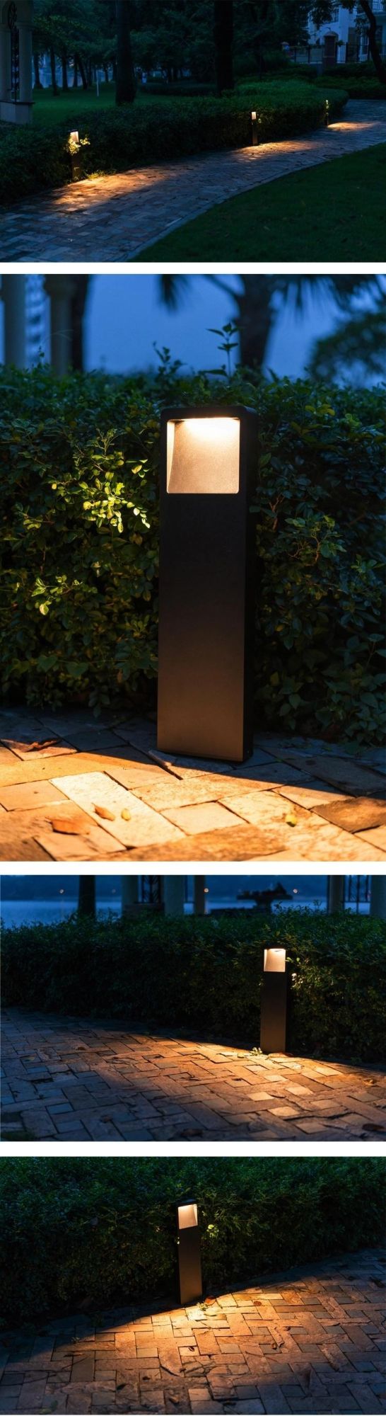 Lighting Outdoor Modern Bollard Light Garden 2 Meter