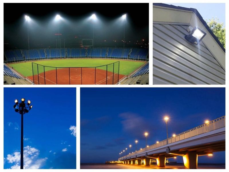 Distributor of Slim LED Solar Floodlight 30W IP65 for Outdoor Street Lighting