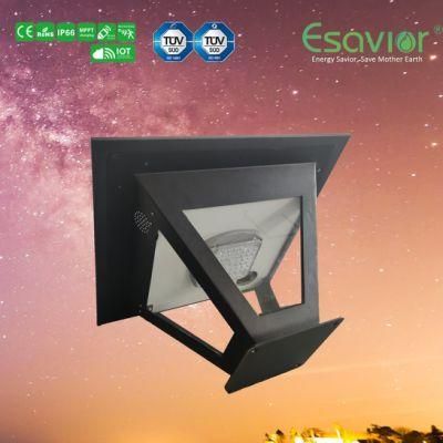 15W LED Solar Garden/ Gatepost Light/ Parking Lot Light All in One Outdoor Waterproof