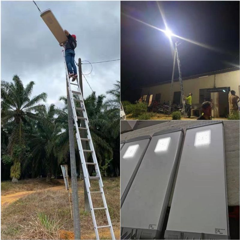 Commercial 60W All in One Integrated LED Solar Street Light Outdoor for Government Project