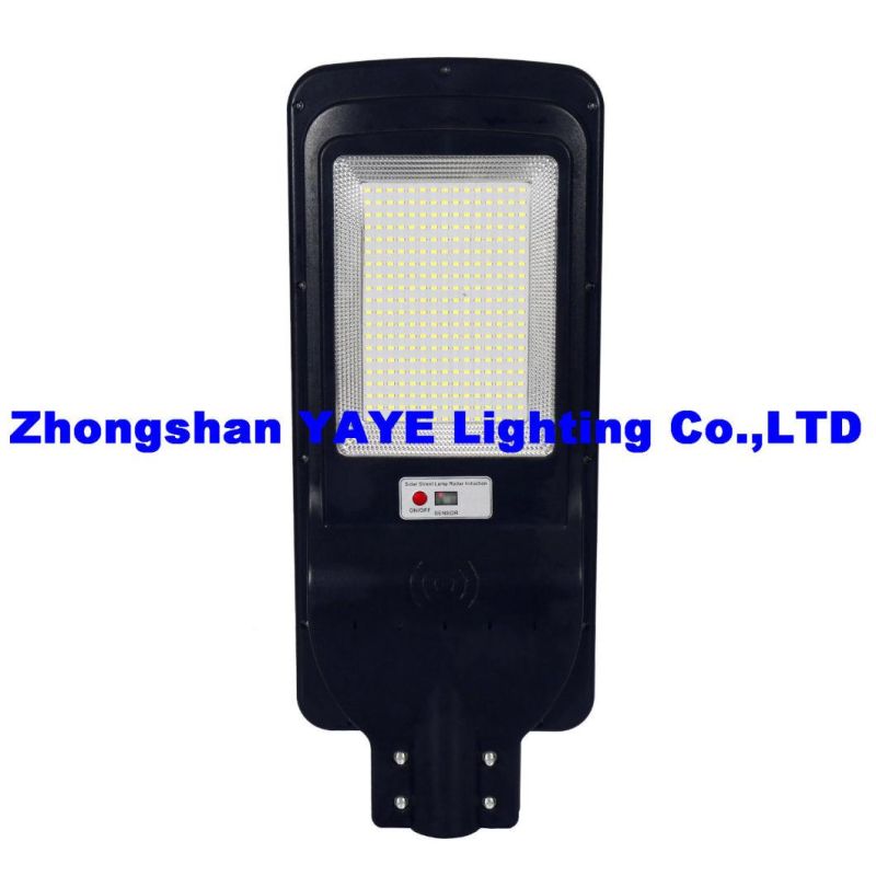 Yaye 18 High Quality Low Price 200W Sensor All in One Outdoor Solar LED Street Road Garden Lights with Remote Controller/ Radar Sensor/ 1000PCS Stock