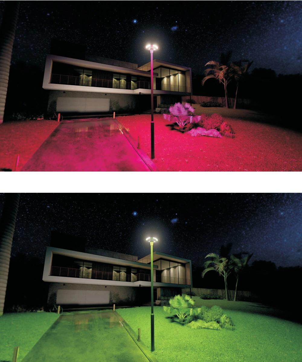 New Design UFO Shape Solar LED Garden Light for Landscaping