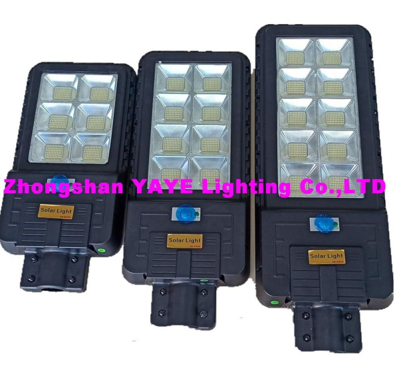 Yaye 18 Hot Sell SMD2835 All in One 200W Integrated Lithium Battery LED All in One Outdoor Solar Street Lights with Sensor/Remote Controller/1000PCS Stock