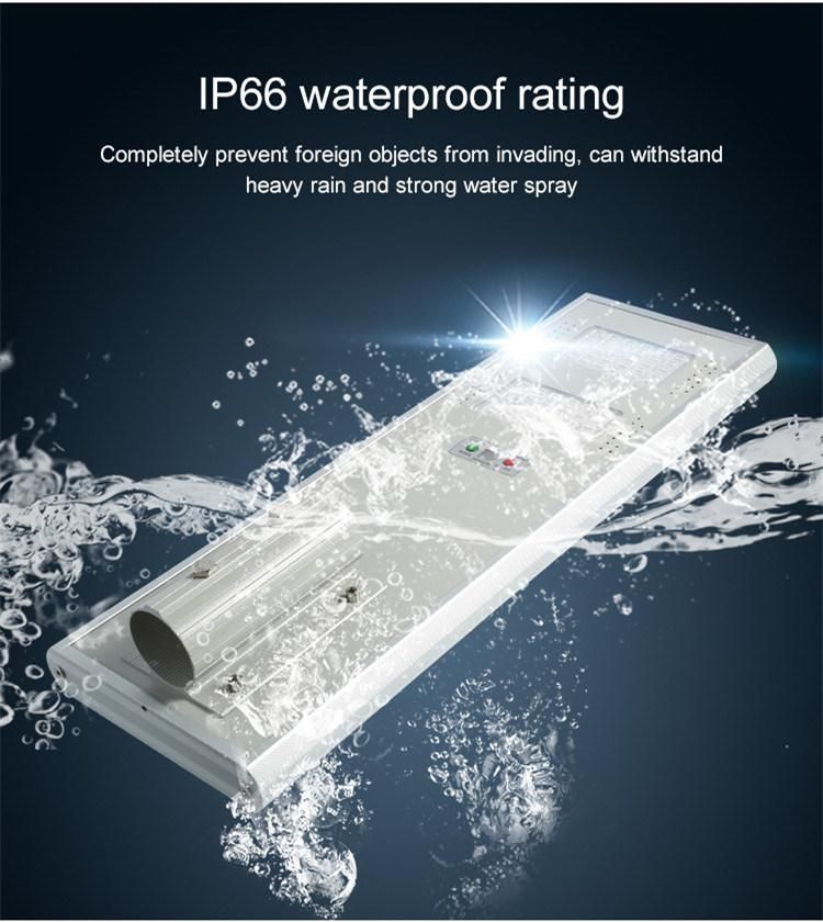 Motion Sensor IP65 Waterproof 50W 100W 150W Integrated All in One Solar Street Light