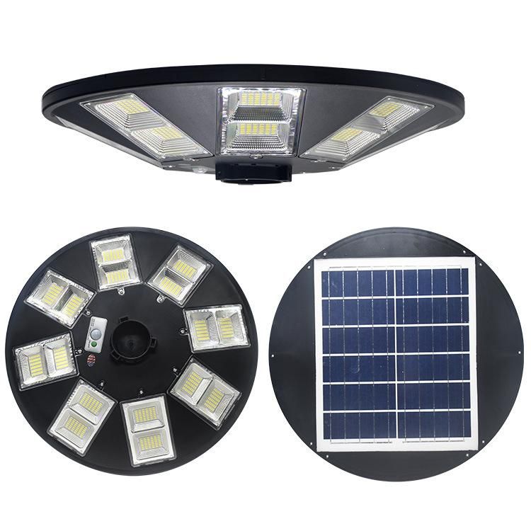 Split Round UFO COB Solar Street Light Pole Solar LED