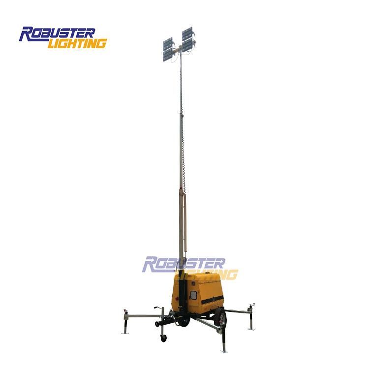 Portable Over Current Over Speed Emergency Lighting Tower