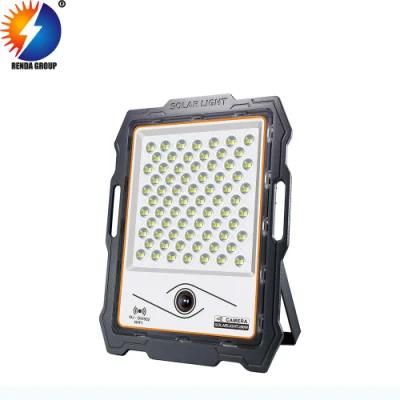 200W Solar Energy Saving LED Lighting IP67 Waterproof Flood Lamp with Camera