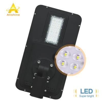 50000hrs High Brightness 3030 LED Chips 20W Solar Street Light