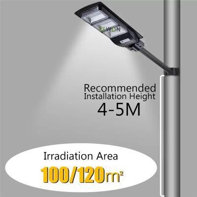 IP67 Waterproof Garden Wall Lights for Plaza Yard Integrated Solar Street Lamp