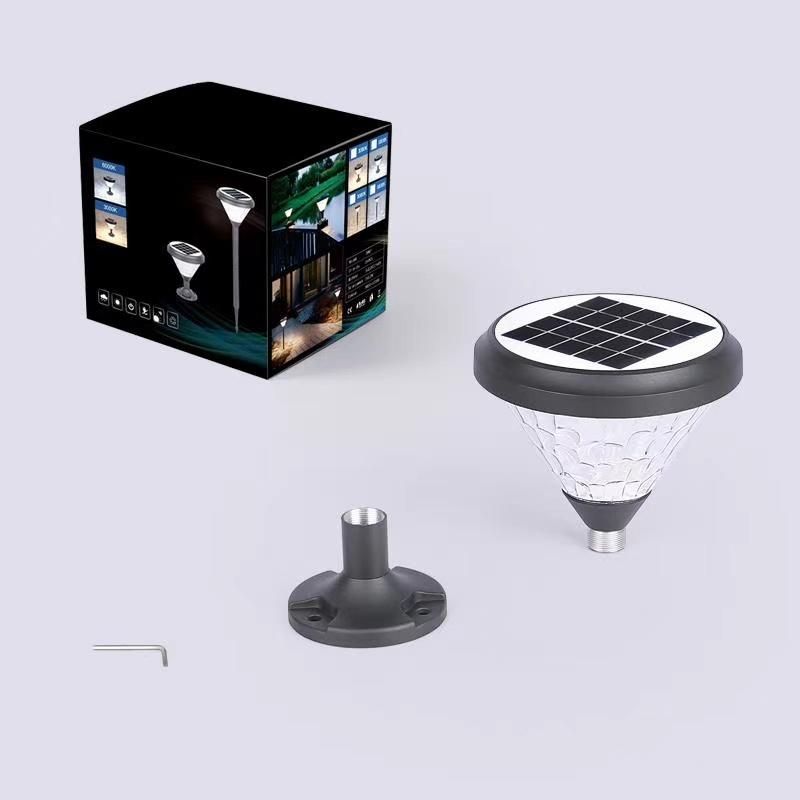 China Solar LED Rechargeable Factory Outdoor Modern Spike Garden Light