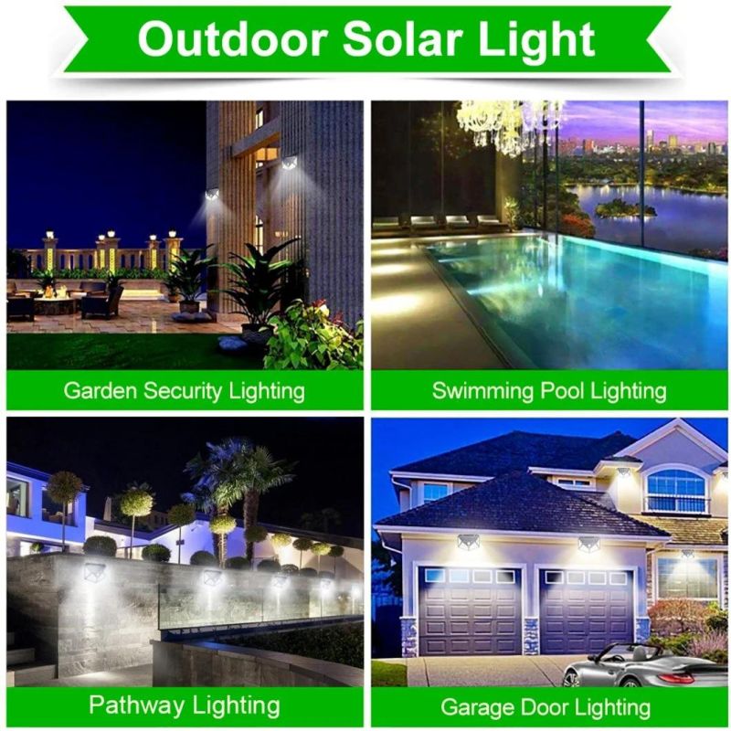 Powerful Solar Light Outdoor Motion Sensor Waterproof Garden LED Solar Lamp for Yard Path LED Wall Light