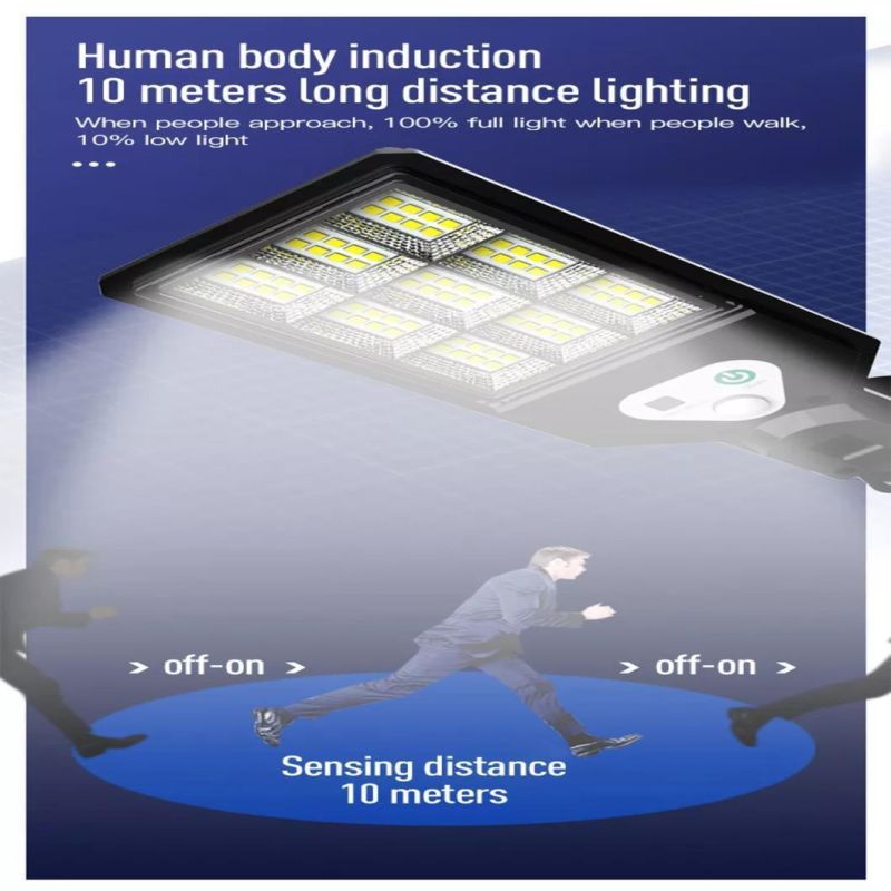 Waterproof 30W Panel All in One Sensor Power Pole Wall Outdoor LED Street Solar Light