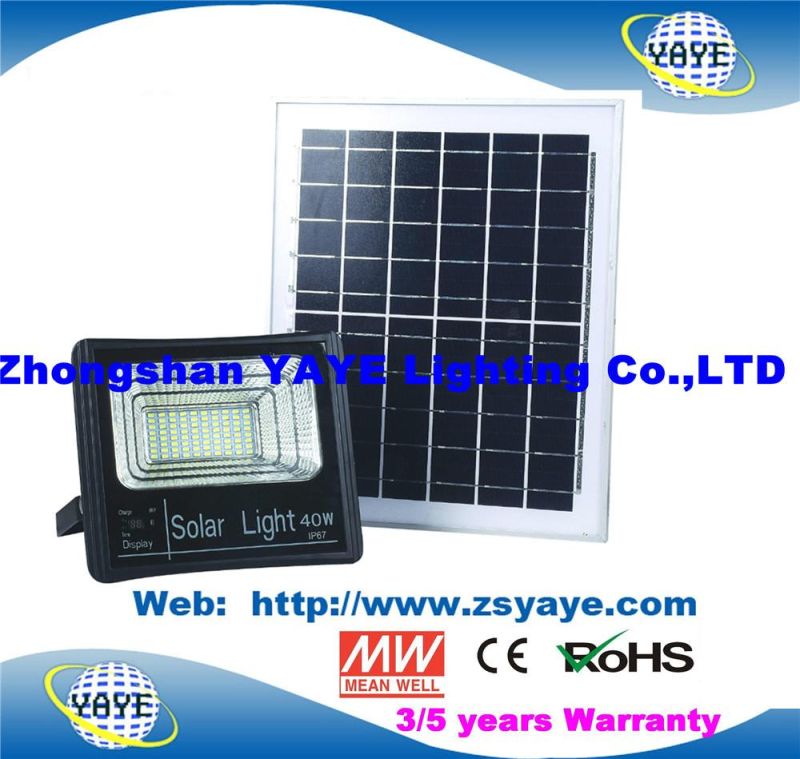 Yaye 18 Competitive Price 30W/40W/60W/100W/200W/300W Solar LED Flood Light / Floodlights/ Flood Lighting with 2/3/5 Years Warranty / High Quality / Best Service