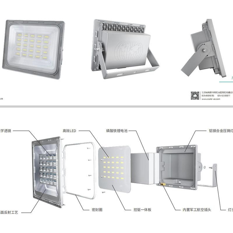 5V 80W Solar Wall Light 3.2V 50ah 3200lm 6-8m Installation Height Solar Street Lights