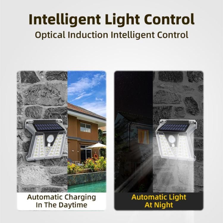 New Waterproof Pathway PIR LED Solar Motion Sensor Light for Home Outdoor Garden Solar Wall Light