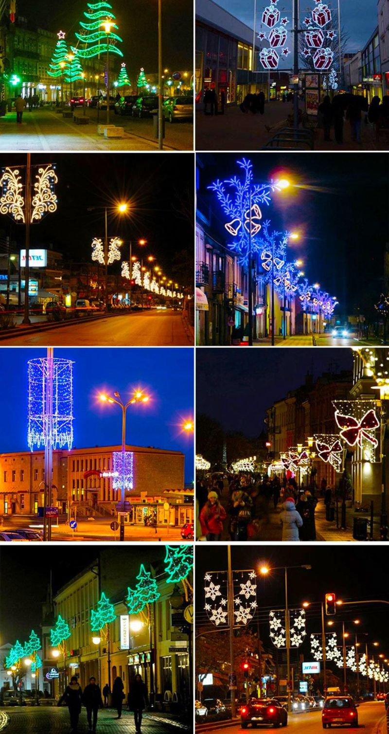 Grandview Outdoor Christmas LED Rope Motif Pole Street Lighting Ramadan Festival Decoration Light